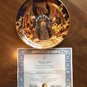 Dragon decorative plate